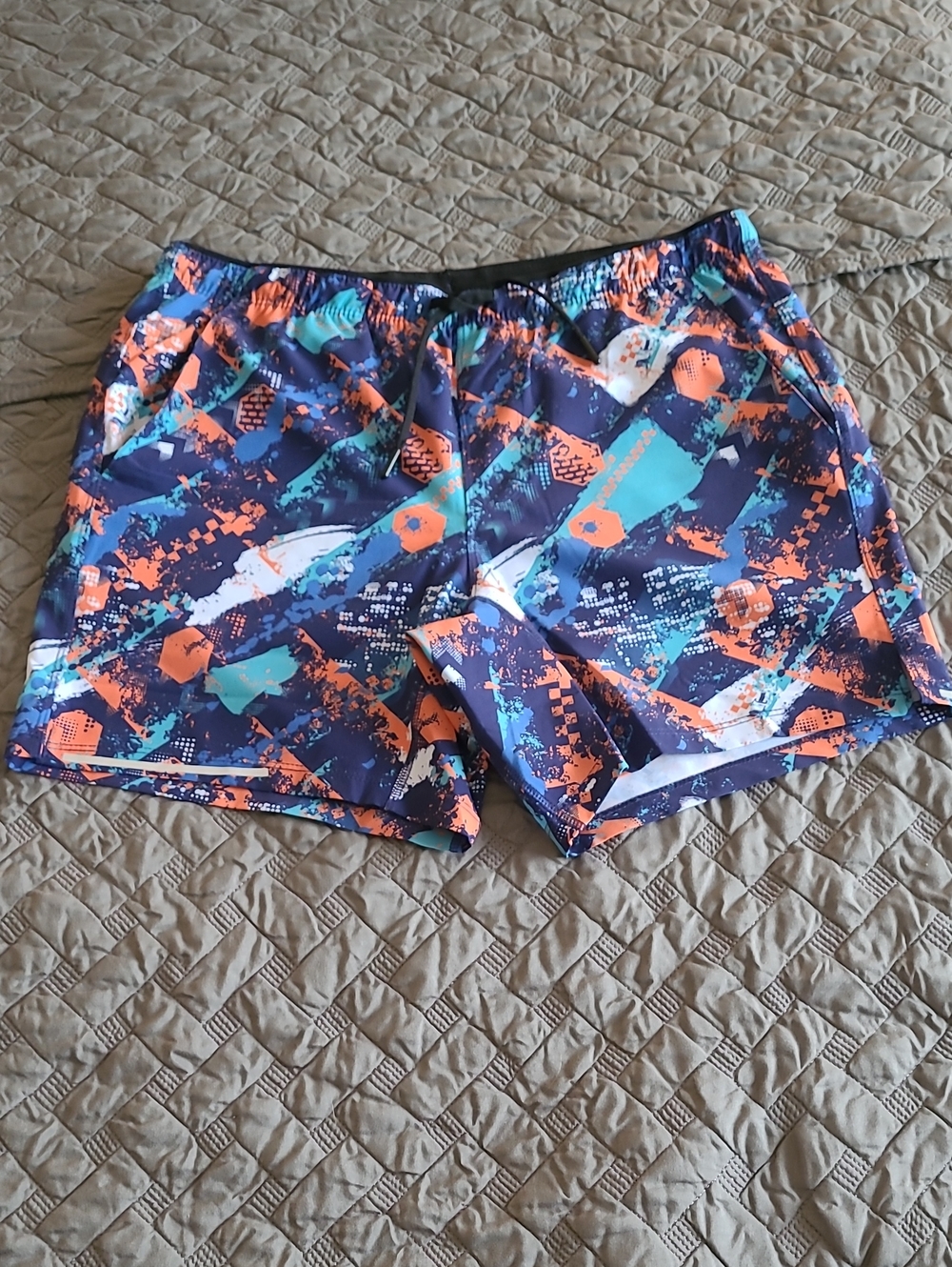 Abstract Print Men's Athletic Shorts